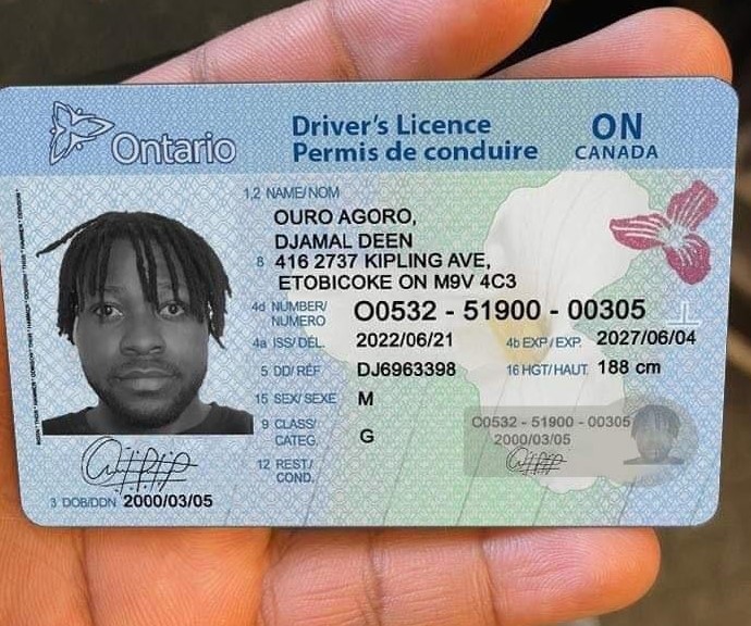 Buy Canadian Drivers License online